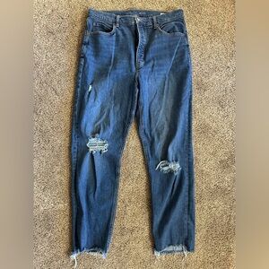 Women’s Old Navy extra high-rise sky-hi straight secret smooth pockets
